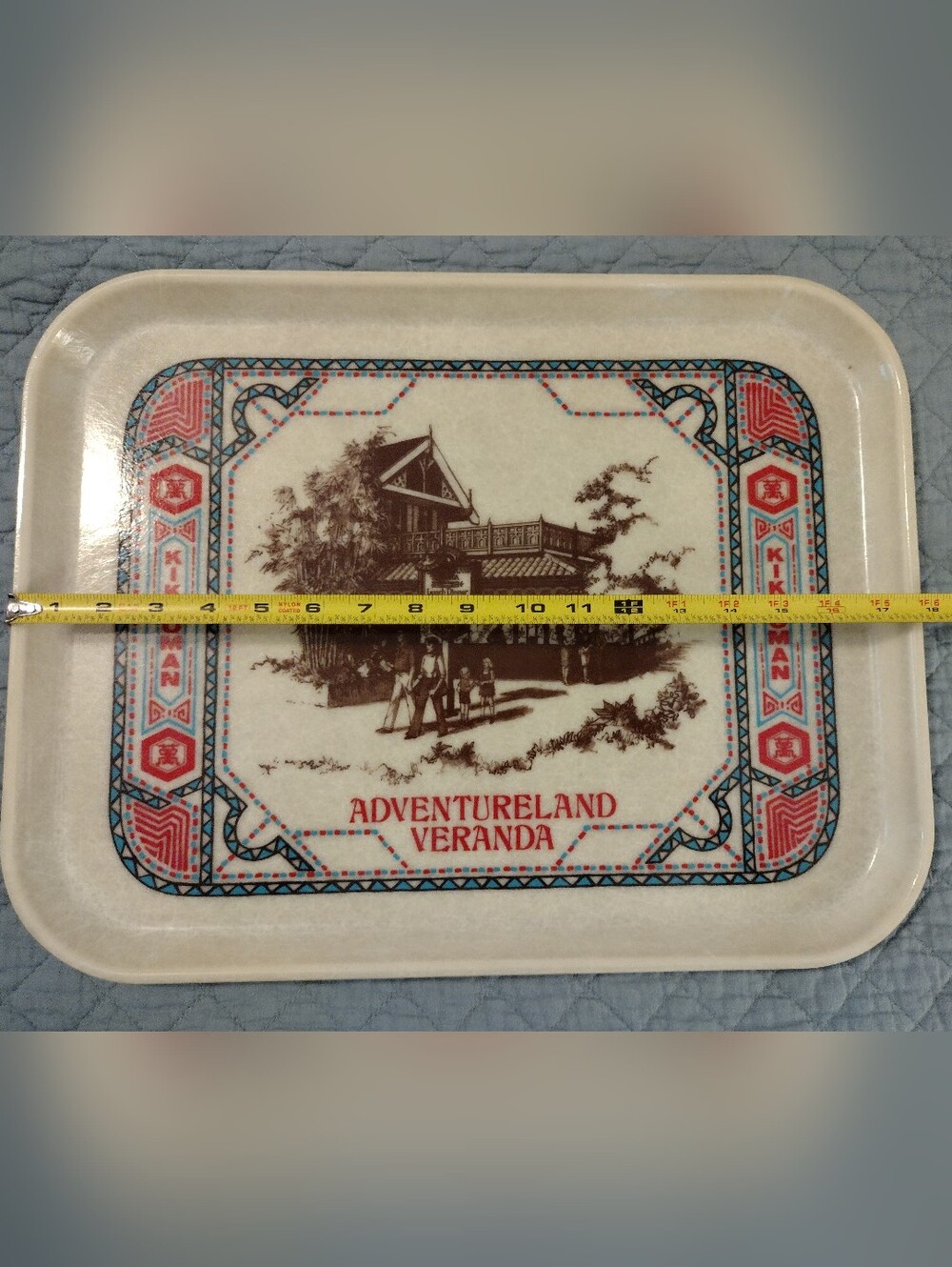 Adventureland Veranda Tray Disney World Collectible Kikkoman Service Camtray VTG